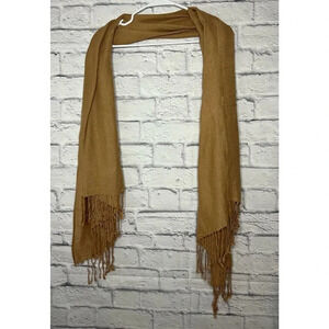 Pashmina tan scarf